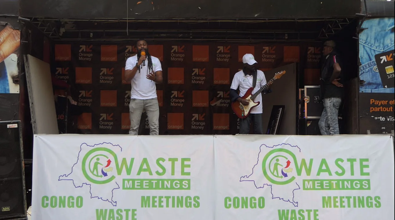 Vue de salle pendant la première édition de COWASTE à Kinshasa