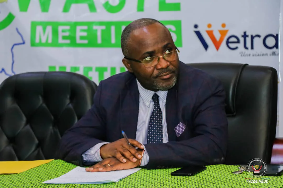 Intervention pendant la première édition de Congo Waste Meetings à Kinshasa